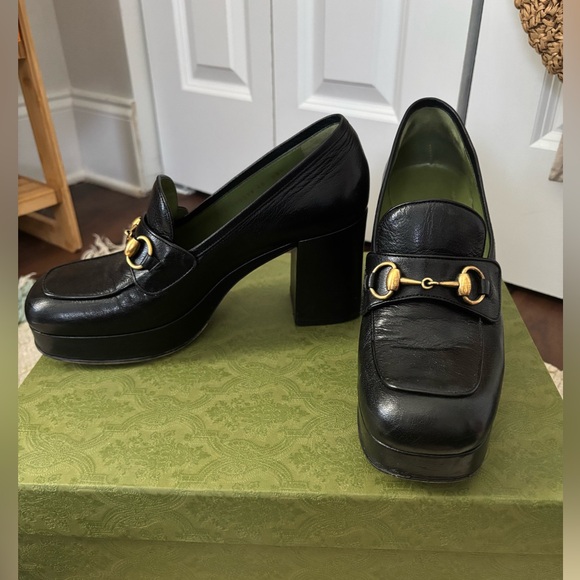 Gucci Shoes - Gucci Platform Houdan Loafers
